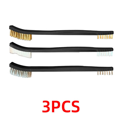 7PCS Wire Brush Set for Car Cleaning and Polishing Handy Steel Brushes