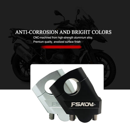 Motorcycle Riser Bar Mount 28mm 22mm Handle Clamp for Honda BMW YAMAHA Suzuki