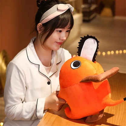 Pochita Plush Chainsaw Chain Toy 40CM Fluffy Anime Soft Stuffed Doll