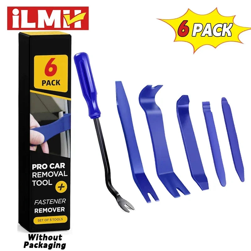 4x Car Door Clip Pry Trim Removal Tool Set Plastic Dash Panel Interior