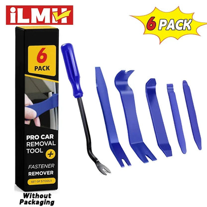 4x Car Door Clip Pry Trim Removal Tool Set Plastic Dash Panel Interior