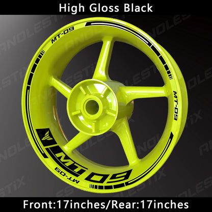 Reflective Motorcycle Wheel Sticker Hub Decal Rim Stripe Tape for YAMAHA MT-09
