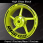 Reflective Motorcycle Wheel Sticker Hub Decal Rim Stripe Tape for YAMAHA MT-09