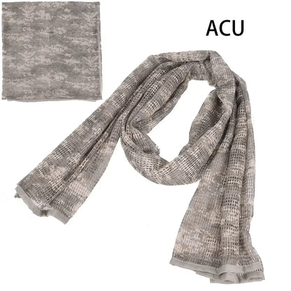 Veil Camo Mesh Scarf for Outdoor Camping Hiking Hunting Activities