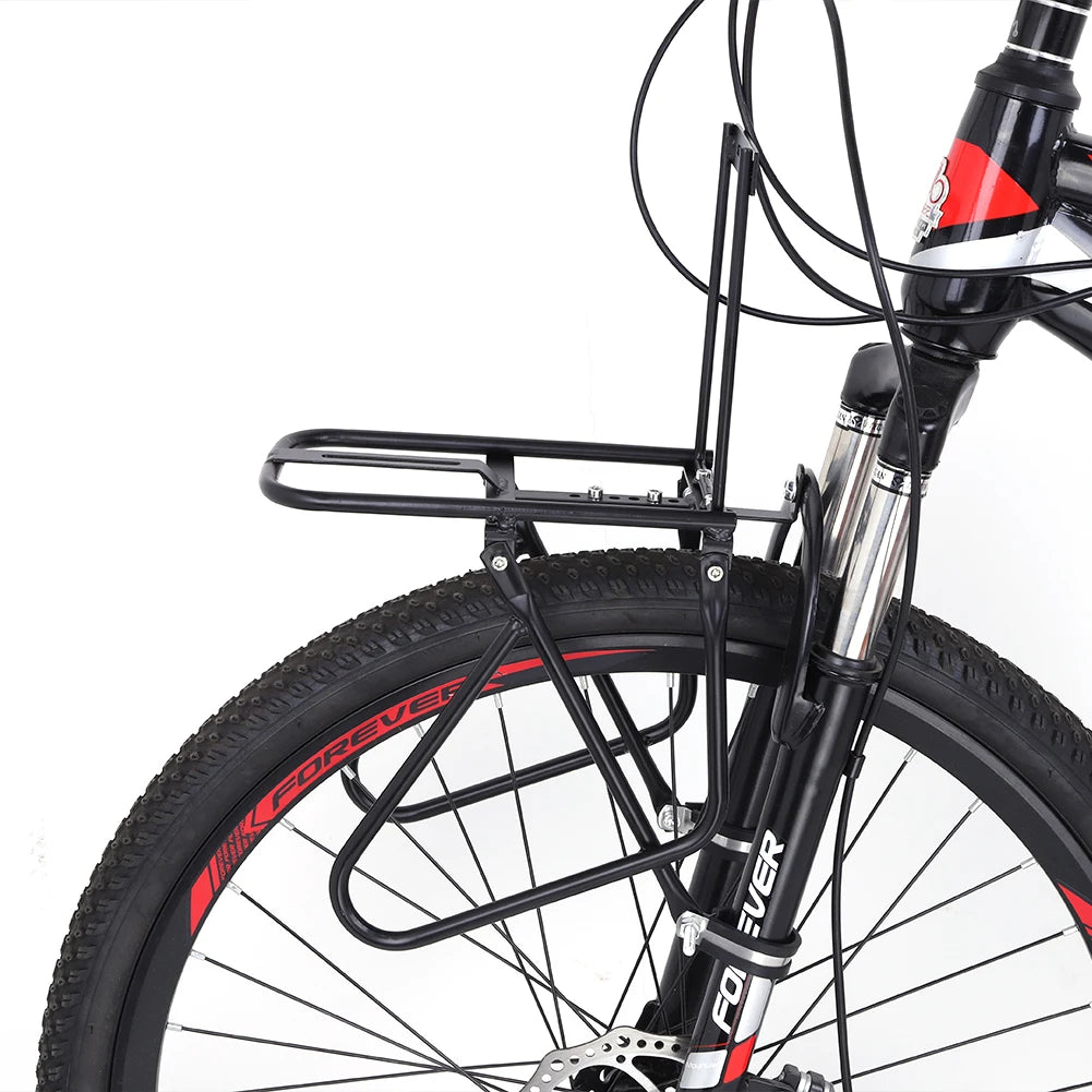 MTB Road Bike Front Rack Carrier Luggage Shelf 15KG Load Cargo Bracket