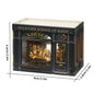 DIY Wooden Dollhouse Christmas Lodge Miniatures with LED Lights Assembly Model Gift - EXPROTAS