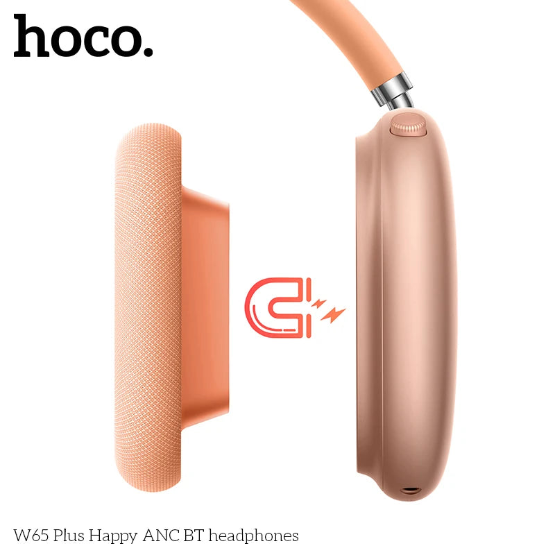 Hoco W65 Bluetooth Over-Ear Headphones Wireless Mic Sounds Sport Headsets