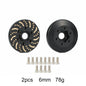Brass 12mm Hex Wheel Weights Brake Disc Adapters for 1.9 2.2 RC Crawler