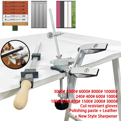 2023 New Upgraded Fixed Angle Knife Sharpener 360° Rotary Knife Household Whetstone Diamond Sets Kitchen Professional Sharpening-EXPROTAS