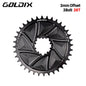 Narrow Wide Chainring 3-Bolt 3mm Offset for Goldix MTB Road Crankset