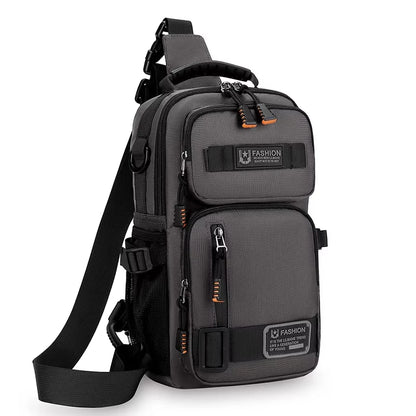Men's Chest Bag Sling Backpack Outdoor Travel Crossbody Pack for Hiking