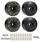 Brass 12mm Hex Wheel Weights Brake Disc Adapters for 1.9 2.2 RC Crawler