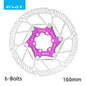 RYET Ultralight Floating Disc Rotor 140/160mm 6-Bolt Center Lock for MTB Road Bike