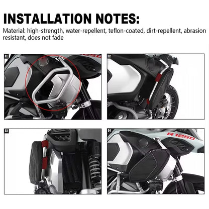 BMW R1250GS Placement Bag Waterproof Frame Storage Adventure Repair