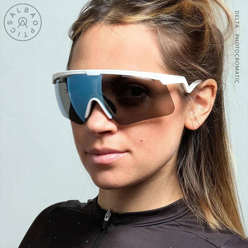 ALBA Polarised Cycling Sunglasses MTB Road Bike Sports Goggles Men Women