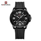 Original Brand NAVIFORCE 2024 New Quartz Watch for Men Waterproof Silicone Strap Business Male Classic Wrist watches Date Clock-EXPROTAS