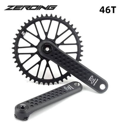ZEROING Road Folding Bicycle Crankset 10/11/12speed Single Chainring 40/42/44/46/48T With Bracket Bottom BSA For Gravel Bike-EXPROTAS