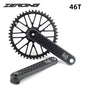 ZEROING Road Folding Bicycle Crankset 10/11/12speed Single Chainring 40/42/44/46/48T With Bracket Bottom BSA For Gravel Bike-EXPROTAS
