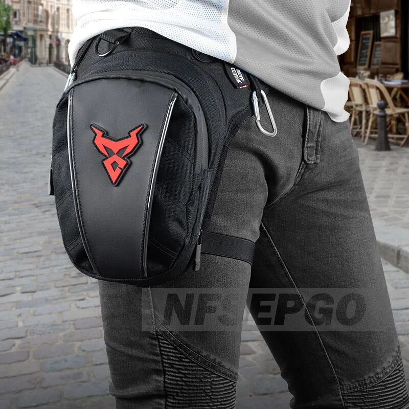 Motorcycle Leg Bag Waterproof Thigh Belt Hip Hum Messenger Waist Bag Travel Tour Riding Fanny Pack Men Women Tactical Travel Bag-EXPROTAS