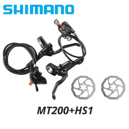 Shimano MT200 MT201 M315 MTB Mountain Bike Hydraulic Disc Brake MT200 Brakes 2 Piston 3 Finger Steel Lever BL-MT200-EXPROTAS