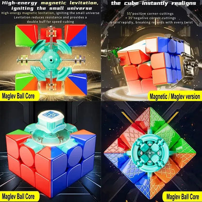 MoYu RS3M V5 3x3 Magnetic Speed Cube 2023 Puzzle Toy Cubo Magico