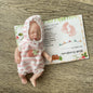 15cm Mini Silicone Reborn Girl Doll Painted Full Body Soft Baby Doll Bebê