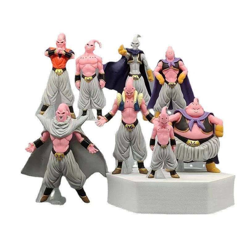 8pcs/set  Anime Dragon Ball Z Super Buu Figure Majin Buu Figurine PVC Action Figures Collection Model Toys for Children Gifts-EXPROTAS