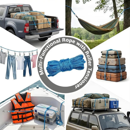 Buckle Retractable Rope Tensioner Heavy-Duty Camping Accessories Pack