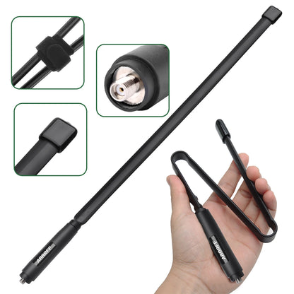 CS Tactical Antenna SMA Female Dual Band 144/430MHz for Baofeng Radio