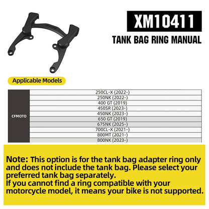 Rhinowalk 6.5L Magnetic Motorcycle Tank Bag Quick Release Rain Cover Universal