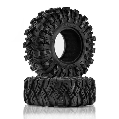 4pcs 110x38mm 1.9 Mud Terrain Tires for 1/10 RC Crawler SCX10 Capra TRX4