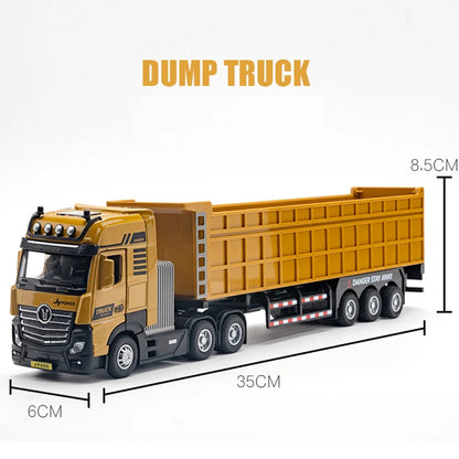 1/50 Scale Alloy Engineering Vehicle Model Set Diecast Excavator Transporter Car Toys Kids Boys Gift Tank Voiture Miniature-EXPROTAS
