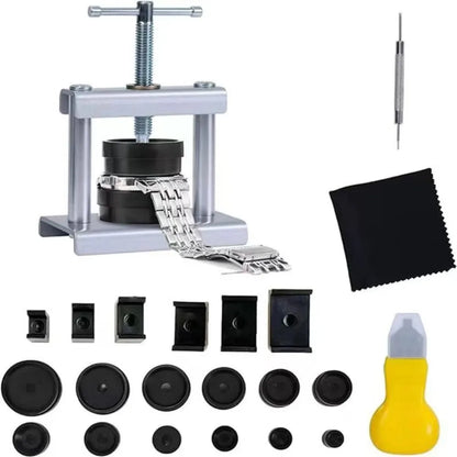 22pcs Watch Back Case Press Tool Set Professional Repair Dies for Watchmaker