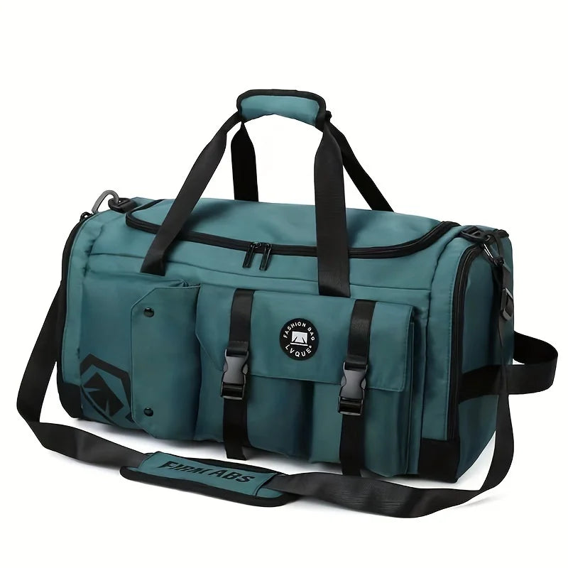 Large Travel Gym Backpack w/ Wet Dry Separation & Shoe Compartment Bag