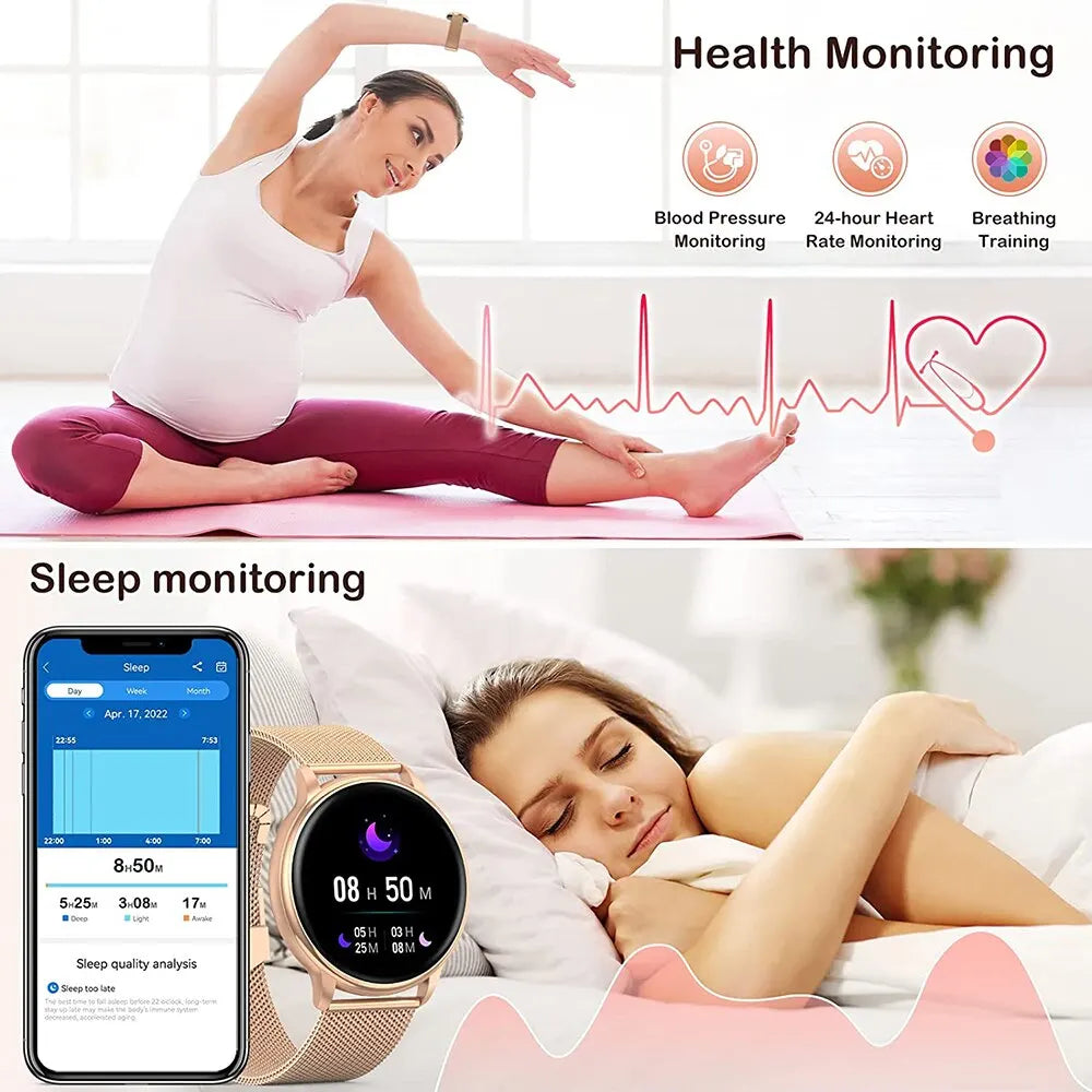 MEVADEN Bluetooth Call Smart Watch Women Custom Dial Watches Men Sports Fitness Tracker Heart Rate Smartwatch For Android IOS-EXPROTAS