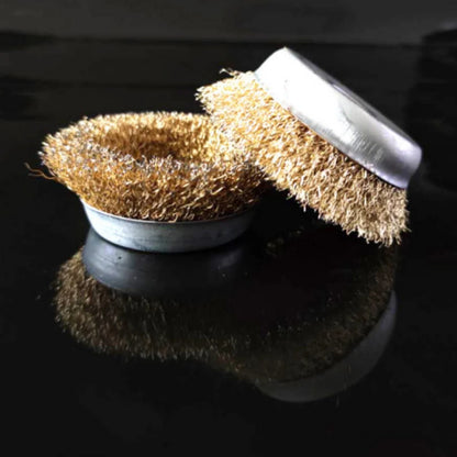 3in Wire Brush Steel Cup Wheel Rust Removal Brush 1pc/5pcs for Drill