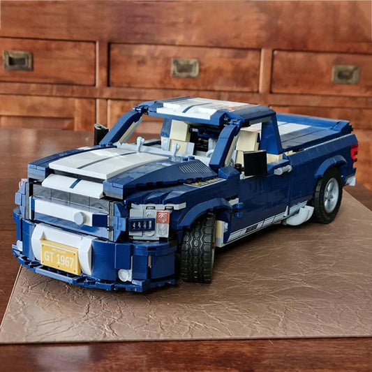 NEW MOD 10265 Pickup Truck F-150 Super Snake Model Building Block Assembled DIY Bricks Toys Boys Birthday Gifts-EXPROTAS