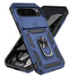 Google Pixel 6-9 Pro XL Armour Ring Case Camera Cover Shockproof Kickstand