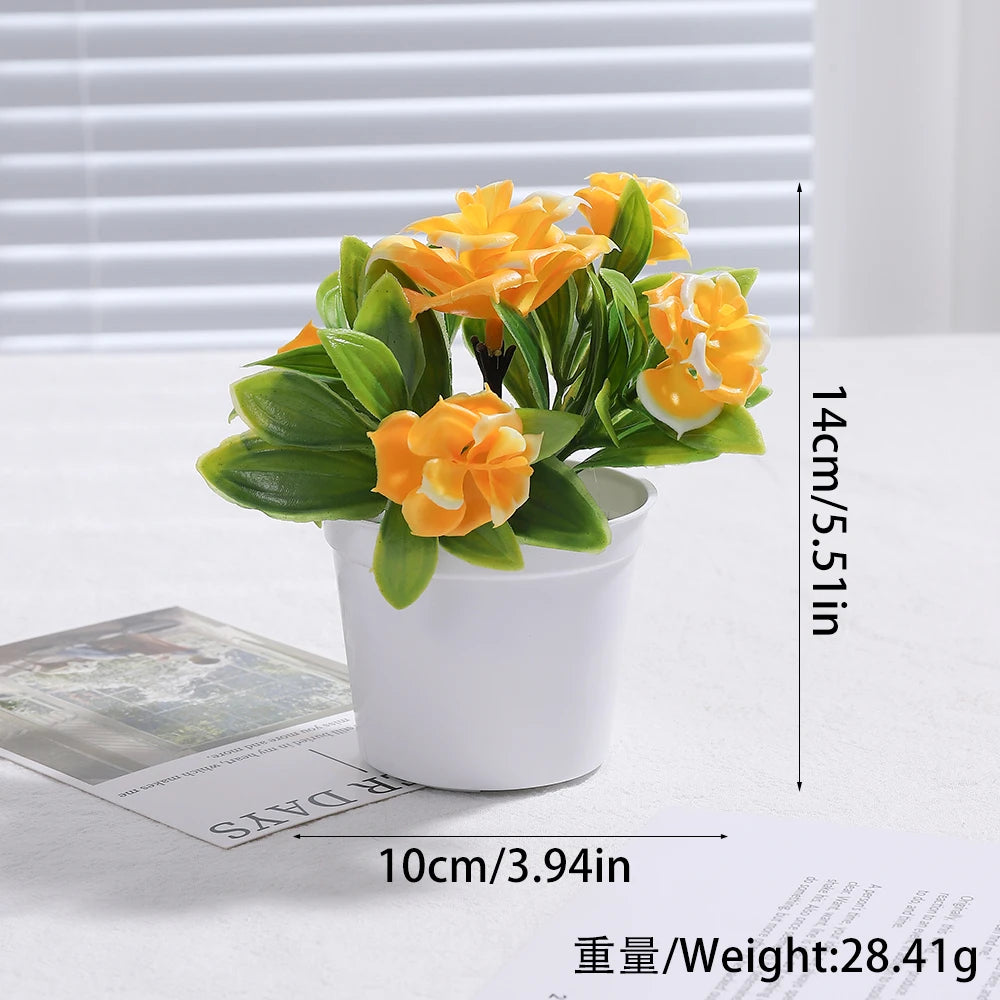 Artificial Bonsai Tree Potted Fake Plant Home Table Decor Ornament