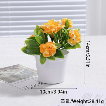Artificial Bonsai Tree Potted Fake Plant Home Table Decor Ornament