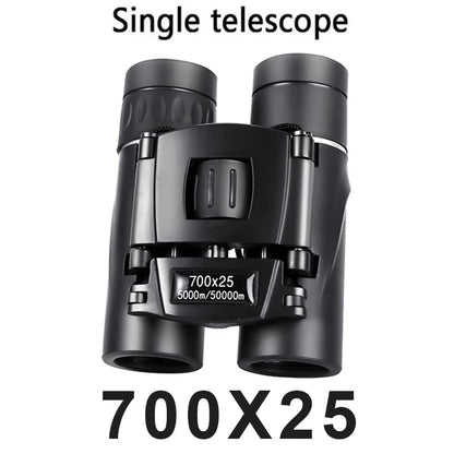 700x25 HD Zoom Binoculars BAK4 FMC Long Range Folding Hunting Camping Travel