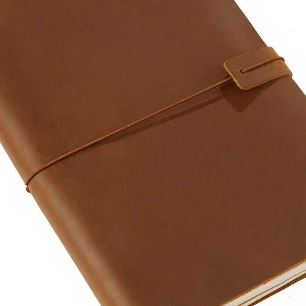 Vintage Leather Journal Cover Handmade Bound Diary Notebook Travel Writing