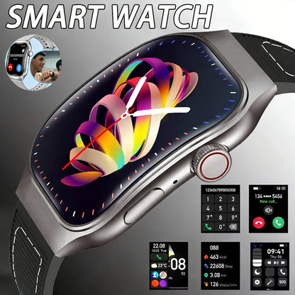 Heart Rate Monitor Smart Watch Bluetooth Call 2.01" for Men Women