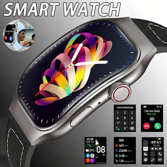 Heart Rate Monitor Smart Watch Bluetooth Call 2.01" for Men Women