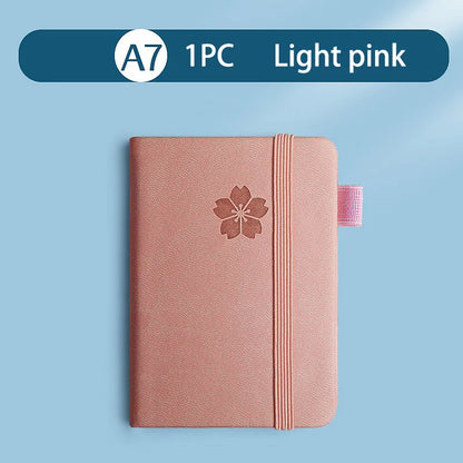 Mini A7 Small Notebook Portable Pocket Diary Leather Notepad Journal