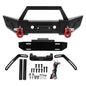 1/10 RC Crawler Metal Front & Rear Bumper Set w/ LED for Axial SCX10 III - EXPROTAS