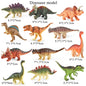 Jurassic Dinosaur 12PCS Action Figures T-Rex Velociraptor Kids Toy Set