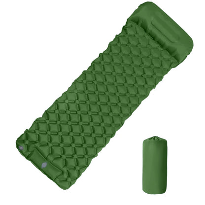 Ultralight Sleeping Pad with Built-in Pump and Pillow for Camping