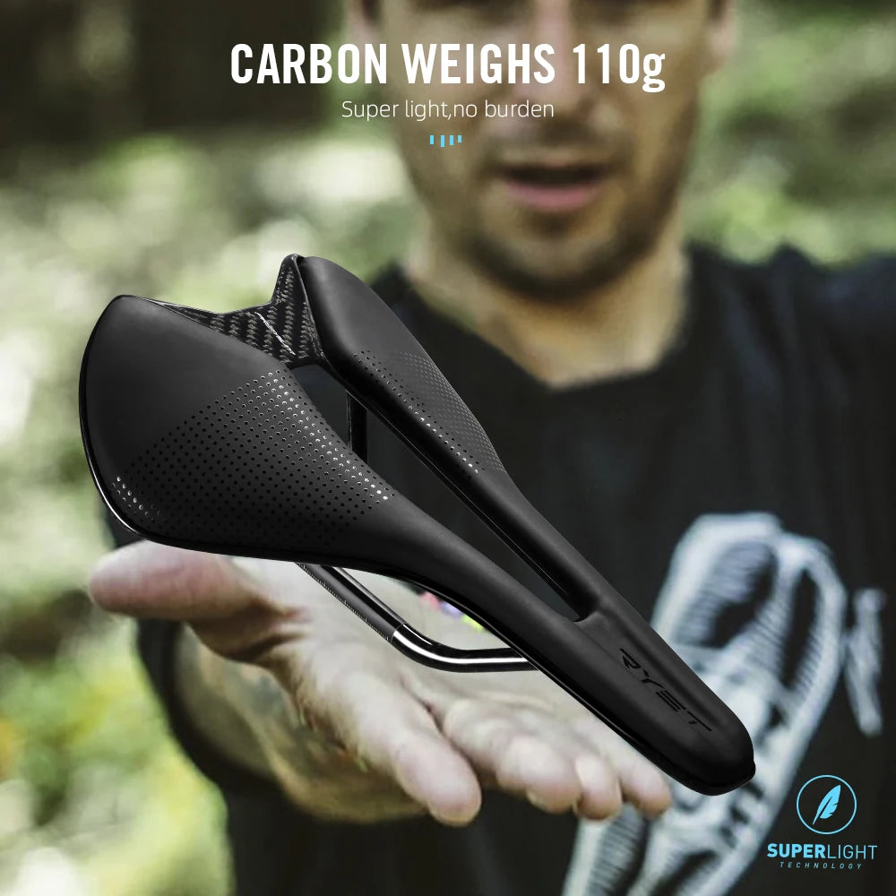 RYET Superlight Racing Saddle | 7×9mm/7×7mm Road MTB Seat Cushion Bike Fit