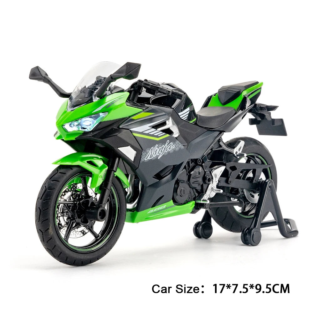 1:12 Kawasaki KX450 Motorcycle Model Diecast Toy Bike Alloy Motocross